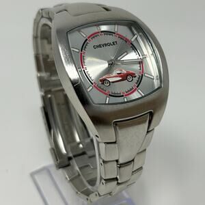1961 C1 Chevrolet Corvette Watch Wristwatch GM Official CHV01V Stainless Steel